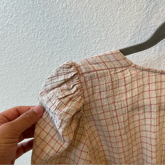 ZARA Cut Out Linen Blend Dress - Picture 11 of 13